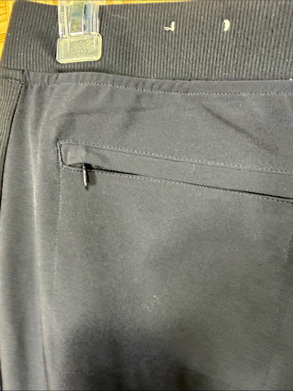 Chico's Classic Blue Stretch Zip-Pocket Pants Size 8 - Picture 10 of 14